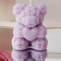 Rose Bear Scented Candle