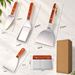 Stainless Steel Cooking and Baking Spatula Set