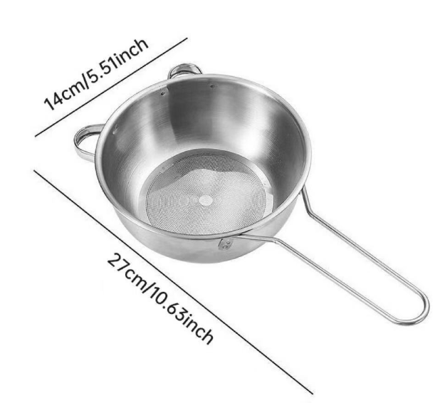 Stainless Steel Rice Washing Bowl with Strainer
