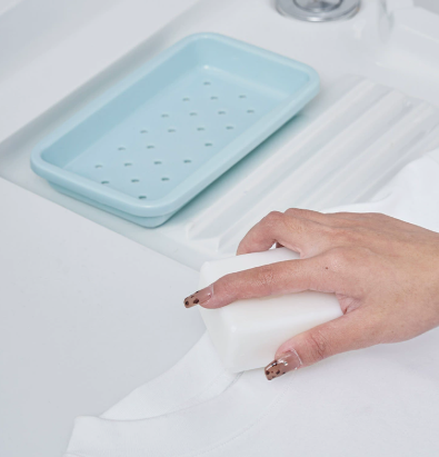 Large Pink Plastic Soap Dish with Drainage Holes