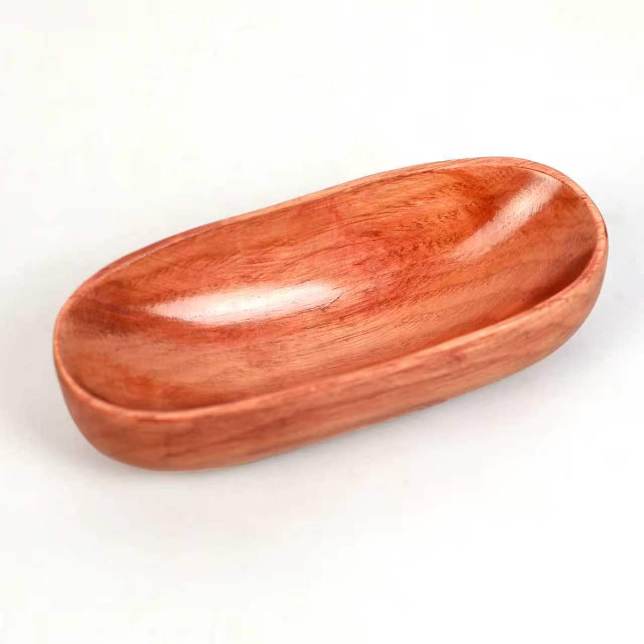 Japanese Style Wooden Boat Serving Tray