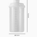 Food Grade Plastic Sugar Storage Jar with Airtight Lid