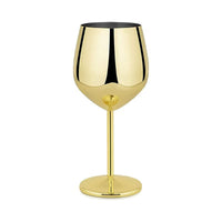 500ml Stainless Steel Wine Glass with Stem