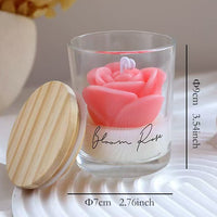 Rose Scented Candle Cup