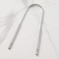 304 Stainless Steel Tongue Cleaner – Bad Breath Remover, Tongue Scraper for Oral Hygiene