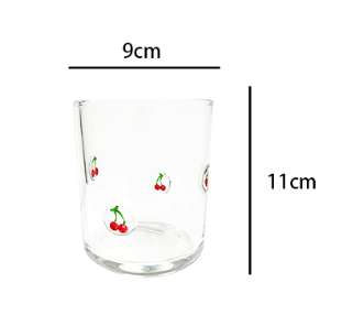 Clear Straight Sided Glass Cup