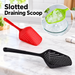 Large Plastic Slotted Spatula Long Handle Draining Scoop Kitchen Strainer Shovel