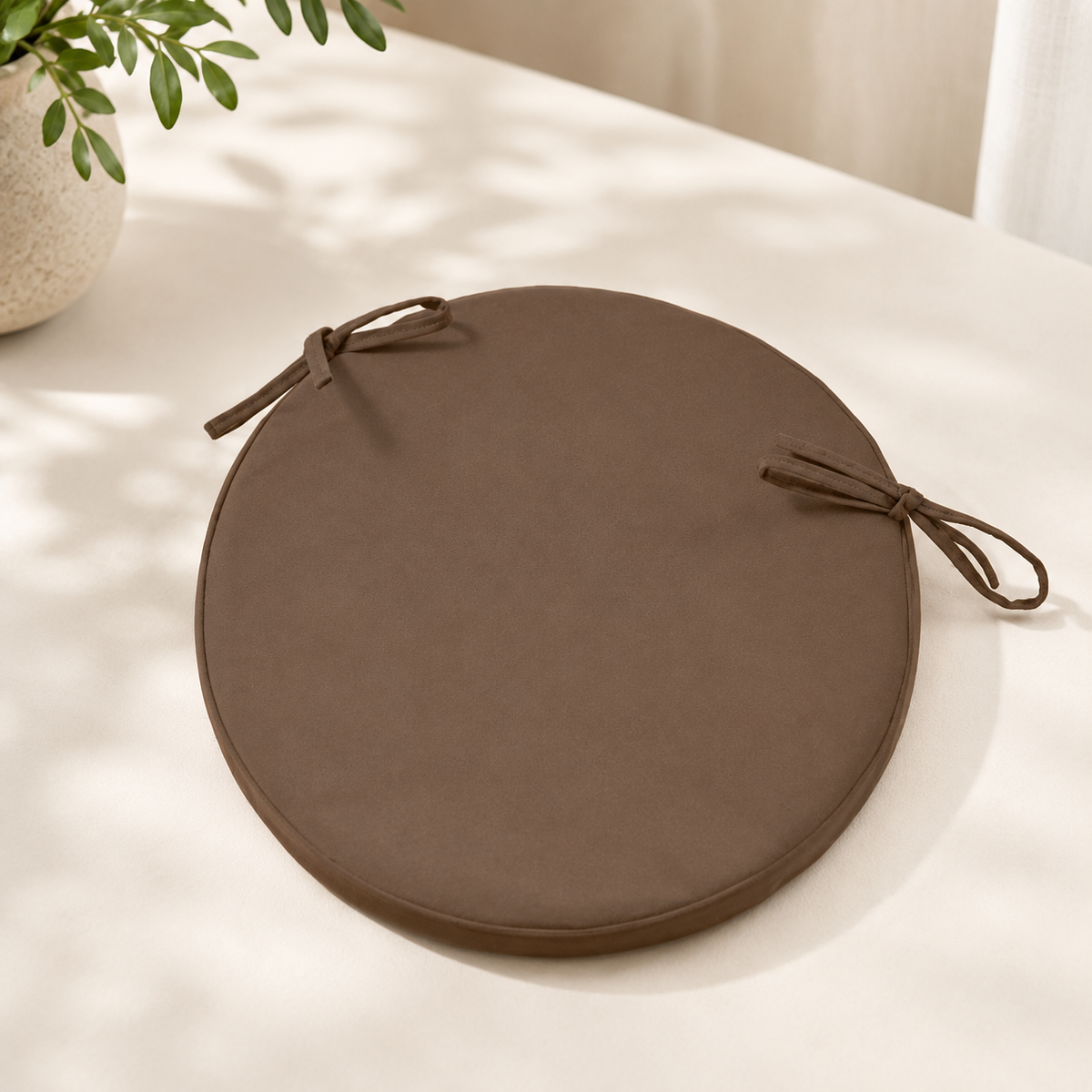 Round Outdoor Seat Cushion – Waterproof Patio Chair Pad