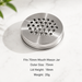 304 Stainless Steel Grater Lid for Mason Jars – Narrow Mouth Shredding & Slicing Cover for Kitchen Storage