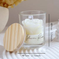 Rose Scented Candle Cup