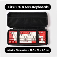 Portable Hard Shell Keyboard Carrying Case – 68/87-Key Mechanical Keyboard Storage Bag