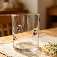 Clear Straight Sided Glass Cup