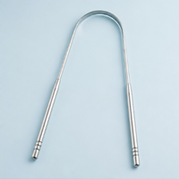 304 Stainless Steel Tongue Cleaner – Bad Breath Remover, Tongue Scraper for Oral Hygiene