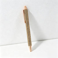 Bling Bling Rhinestone Retractable Ballpoint Pen – Luxury Metal Gift Pen for Office, School & Wedding