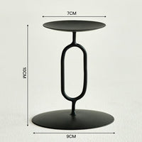 Romantic Decorative Candleholder, Iron Craft