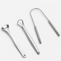 304 Stainless Steel Tongue Cleaner – Bad Breath Remover, Tongue Scraper for Oral Hygiene