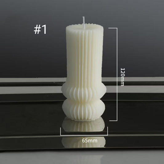 Sculptural Scented Candles, Soy Blend
