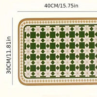 Leather Placemat Waterproof Heat Resistant Table Mat