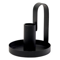 Handheld Single Head Candleholder Craft Decor, Iron Art