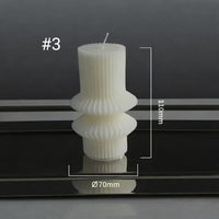 Sculptural Scented Candles, Soy Blend