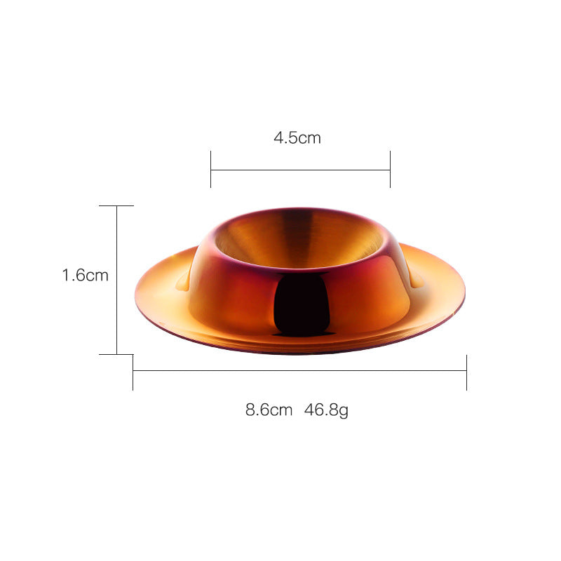 Stainless Steel Egg Cup Holder, Metallic Egg Stand