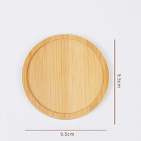 Natural Bamboo Drink Coaster, Wooden Coffee Cup Mat