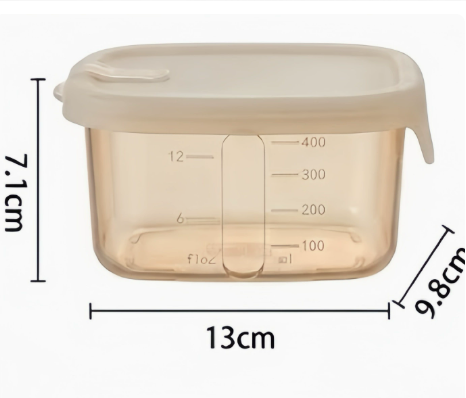 Silicone Food Storage Container with Leakproof Lid