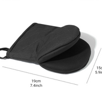 Heat Resistant Non-Slip Oven Mitts Kitchen Cooking Gloves