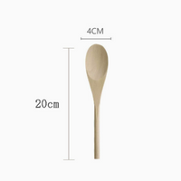 Natural Maple Wood Soup Spoon