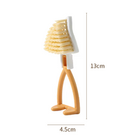 Foldable Triangular Crevice Cleaning Brush for Kitchen Bathroom and Corners