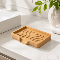 Bamboo Soap Dish – Quick Drain Soap Holder