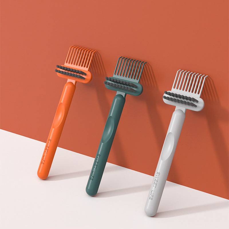 Multifunctional Hairbrush Cleaning Tool Comb Cleaner with Air Cushion Massage Design