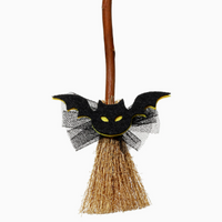 Mini Halloween Witch Broom Hanging Ornament