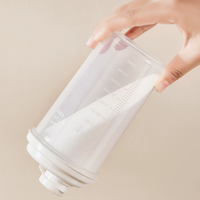 Food Grade Plastic Sugar Storage Jar with Airtight Lid