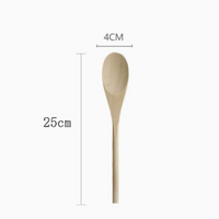 Natural Maple Wood Soup Spoon