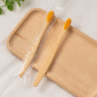 Disposable Bamboo Toothbrush – Eco-Friendly Soft Bristle Travel Toothbrush for Hotels, B&Bs, Guest Houses & Home Use