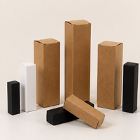 Kraft Paper Lipstick Box Cosmetic Packaging Box Essential Oil Paper Tube Perfume Gift Box