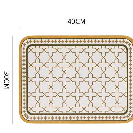 Leather Placemat Waterproof Heat Resistant Table Mat