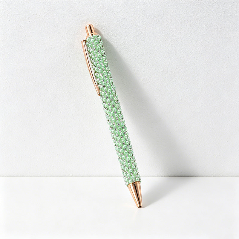 Bling Rhinestone Ballpoint Pen – Retractable Metal Gift Pen for Office, School & Wedding