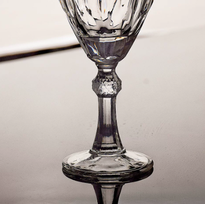 60ml Vintage Embossed Glass Shot Goblet