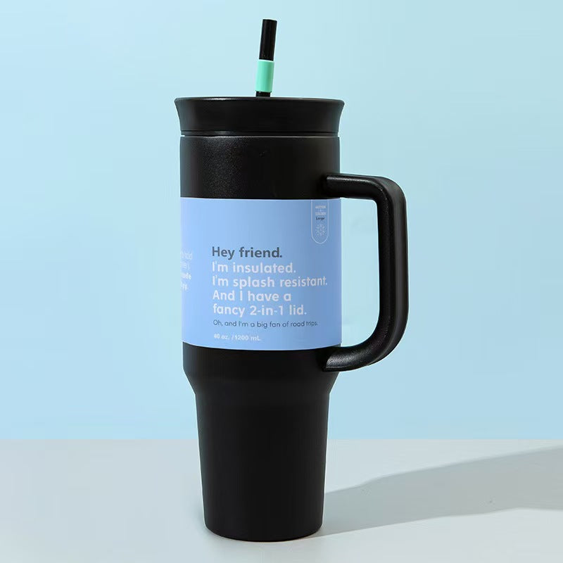 40oz Insulated Tumbler with Straw