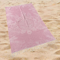 Tropical Sea Turtle Beach Towel Oversized Rectangular Quick-Dry Absorbent Shawl Summer Coastal Swim Wrap Travel Blanket with Fringe Edge