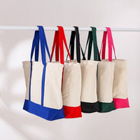 Large Canvas Shopping Tote Bag Reusable Eco Storage Bag