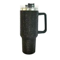 40oz Rhinestone Handle Insulated Tumbler