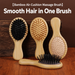 Mini Bamboo Scalp Massage Hair Brush Oval Air Cushion Comb Portable Hair Care Brush