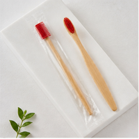 Disposable Bamboo Toothbrush – Eco-Friendly Soft Bristle Travel Toothbrush for Hotels, B&Bs, Guest Houses & Home Use