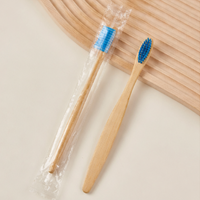 Disposable Bamboo Toothbrush – Eco-Friendly Soft Bristle Travel Toothbrush for Hotels, B&Bs, Guest Houses & Home Use