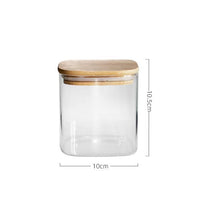Glass Storage Jar with Bamboo Lid