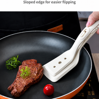 Silicone Kitchen Tongs – Heat Resistant Food Clip with Stainless Steel Handle for Cooking & BBQ