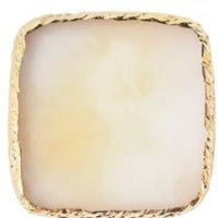 Gold Rim Agate Resin Palette – Nail Art Mixing and Display Board